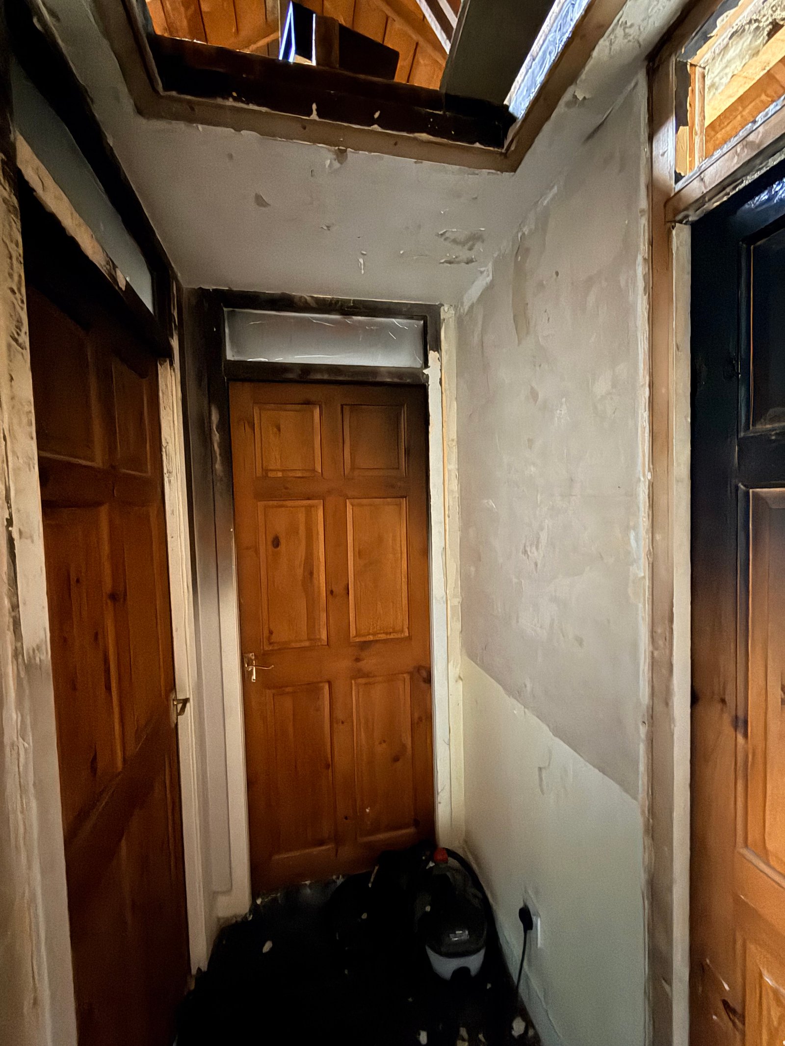 Stripped hall view 4