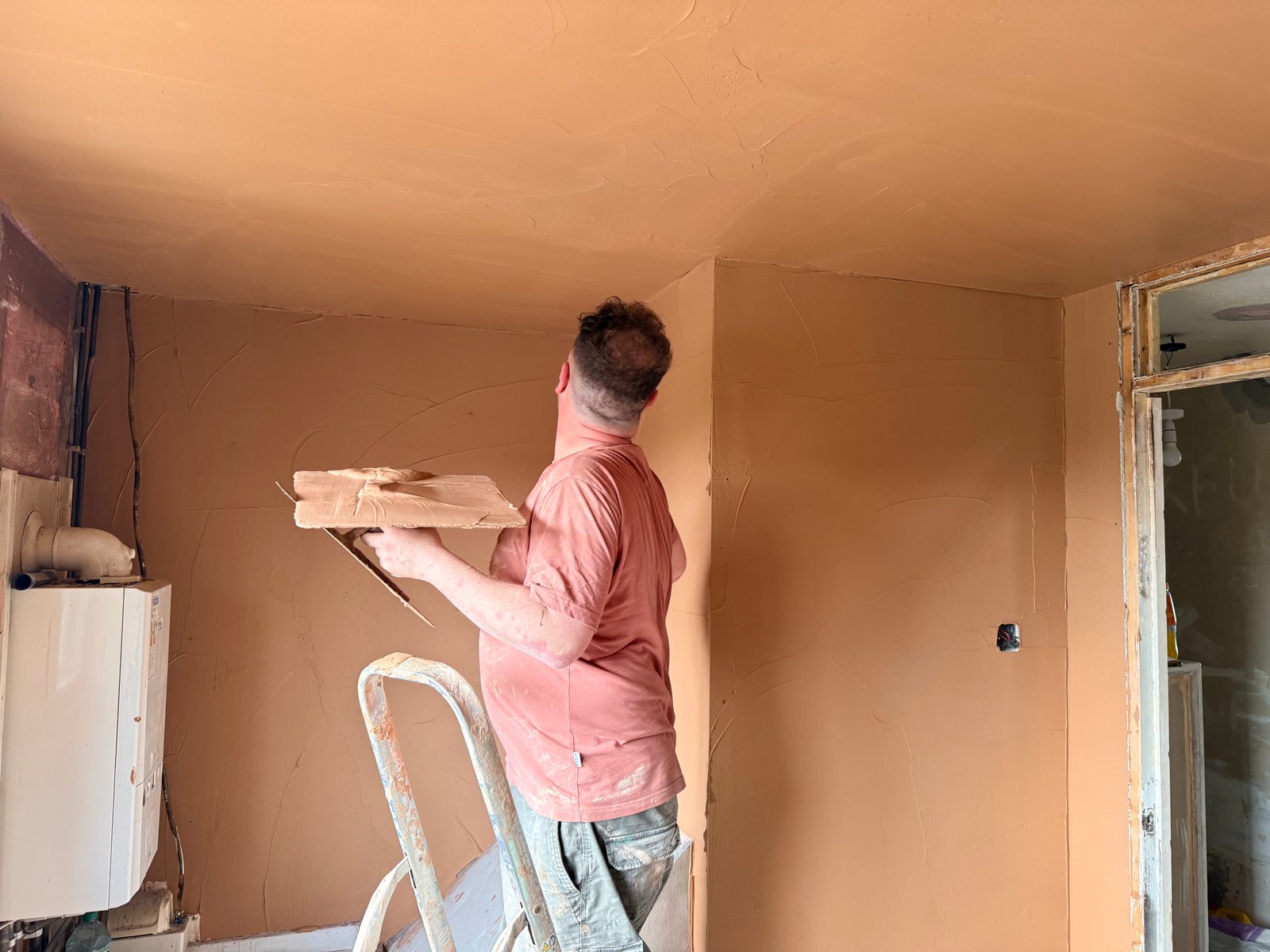 Plastering transformation progress 2